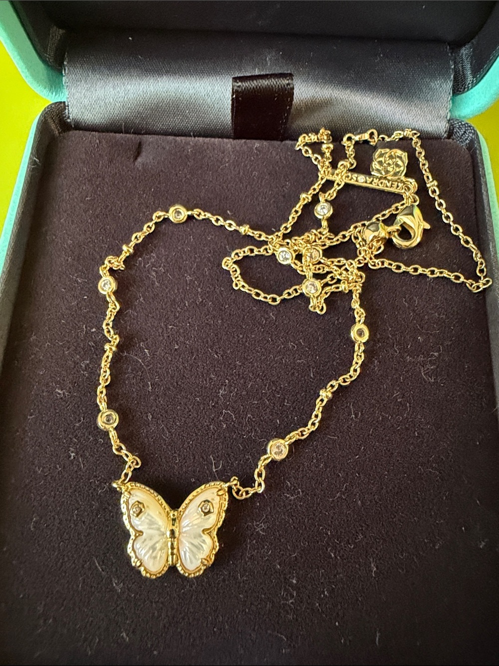 Kendra Scott Butterfly Pendant Necklace(99% new)